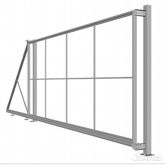 Каркас откатных ворот 