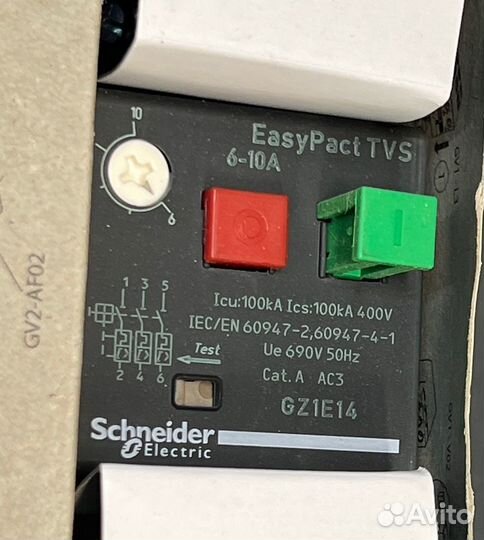 Автомат Schneider GZ1E14 новый, 2 шт