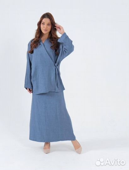 Кимоно двойка лен