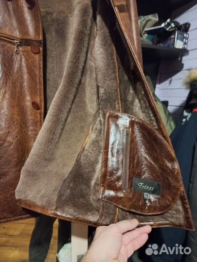 Дубленка натуральная мужская 50 размер