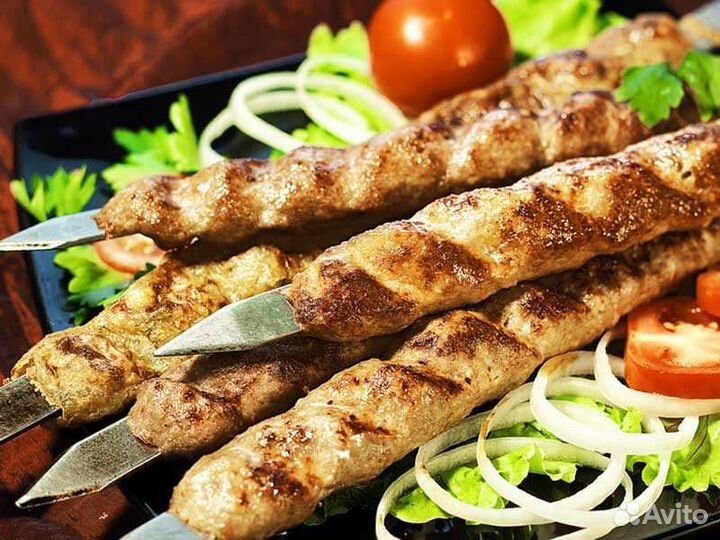 Шампура из нержавеющей стали для люля кебаб