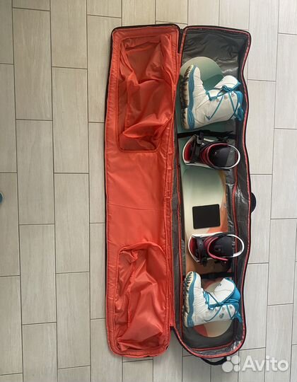 Сноуборд и ботинки 37