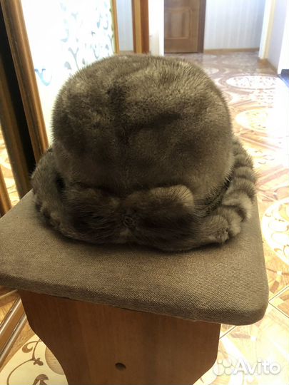 Шапка норковая в хорошем состоянии