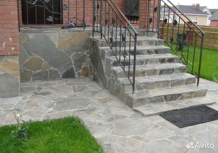 Укладка природного камня