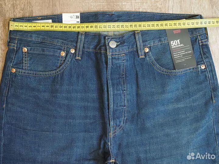 Джинсы Levis 501 легкие новые 34w 34l