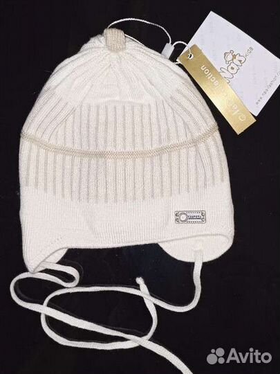 Шапка для мальчика 44 46 (6 мес)
