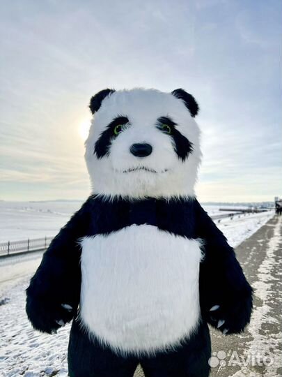 Ростовая кукла панда, надувной костюм панда