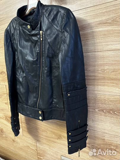 Куртка кожаная Mango Натуральная кожа