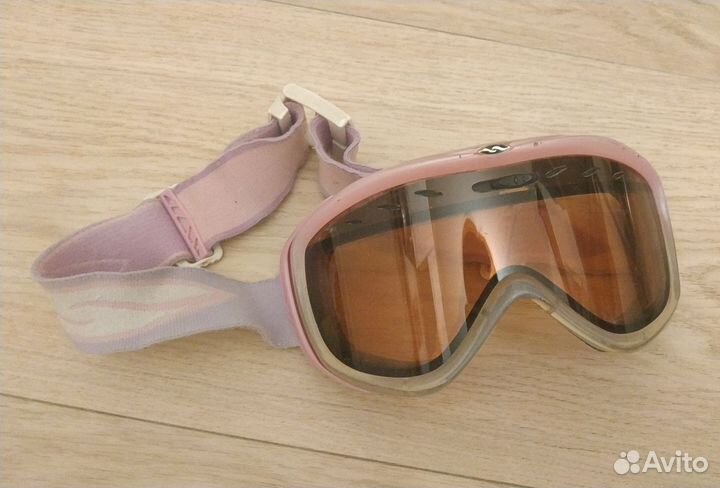 Маска горнолыжная розовая Smith