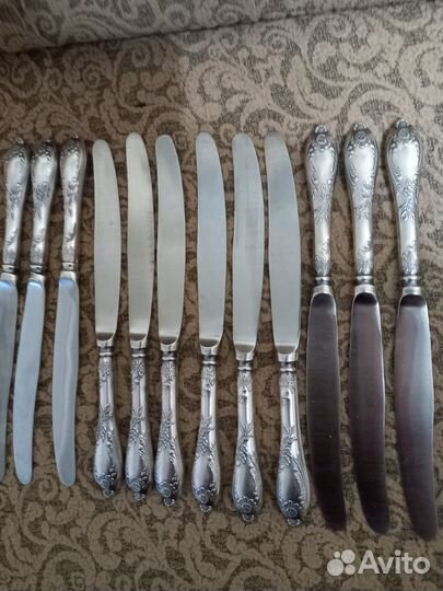 Ножи столовые нерж. СССР 12 шт