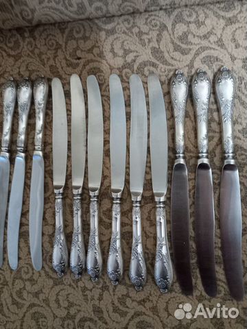 Ножи столовые нерж. СССР 12 шт