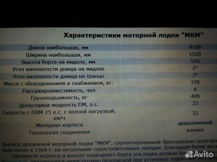 Лодка мкм