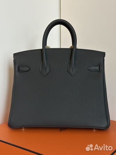 Сумка Hermes Birkin 25 Gris Misty Togo Phw