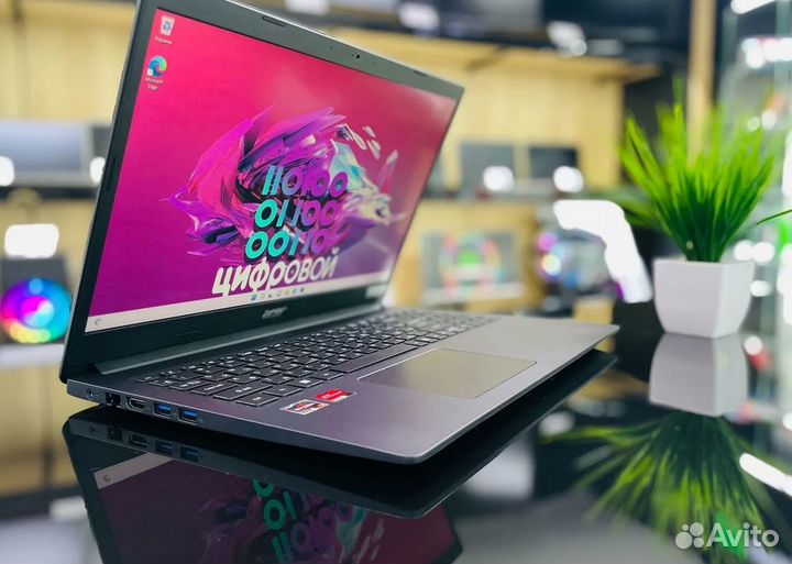 Мощный Ноутбук Acer Ryzen 3 3250U/DDR4-8/SSD-256