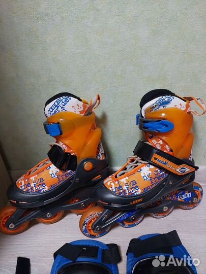 Роликовые Коньки детские раздвижные р.30-33