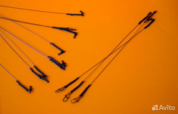 Титановые поводки для рыбалки Carson, 11шт/уп