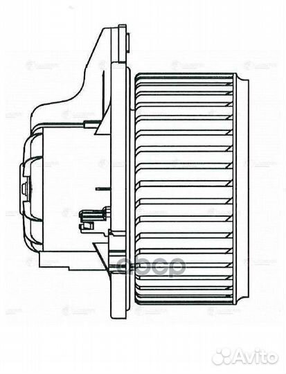 Э/вентилятор отоп. для А/М KIA sorento I (06)
