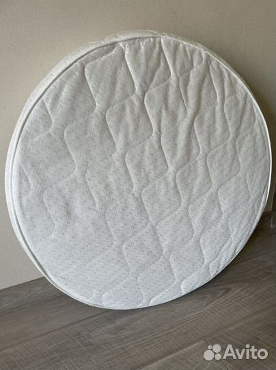 Матрас в круглую кроватку для малыша диаметр 75
