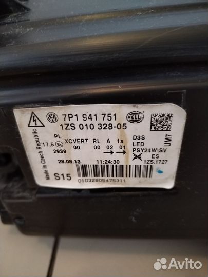 Фара левая Volkswagen Touareg 2