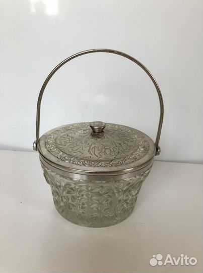 Сахарница стекло СССР