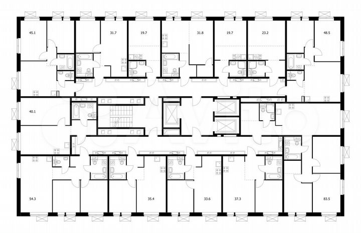 1-к. квартира, 31,7 м², 13/25 эт.