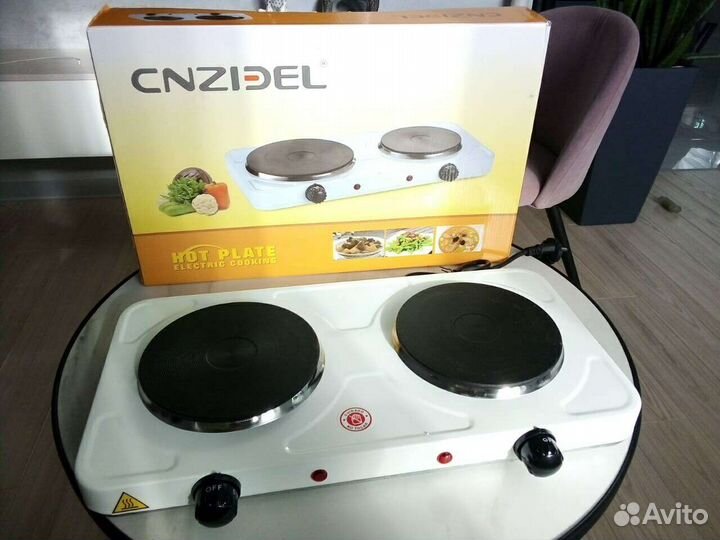 Новая плитка, плита электрическая двухконфорочная