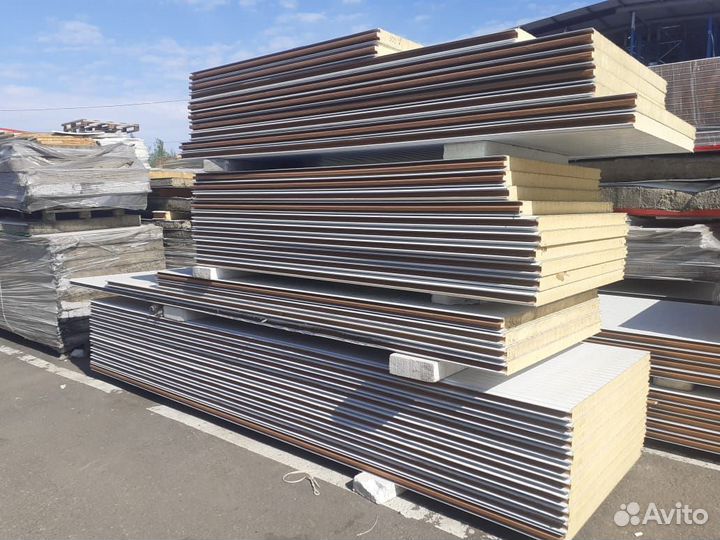 Сэндвич панели 25000 м2 в наличии
