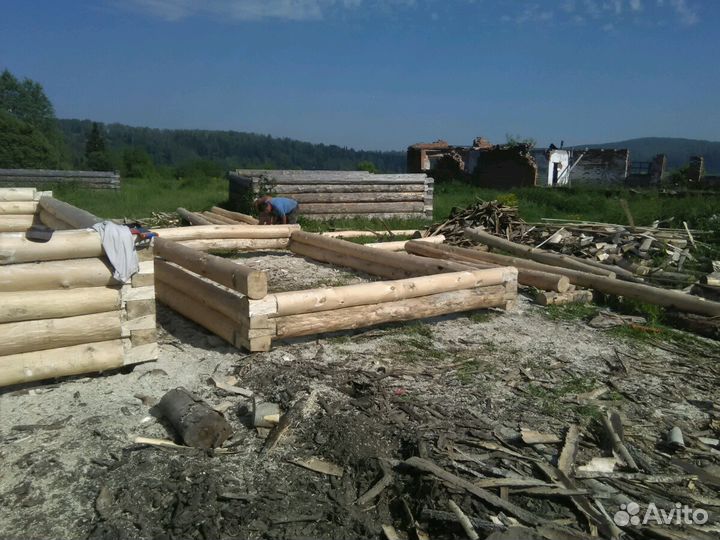 Продам сруб 5*5 пихта, осина