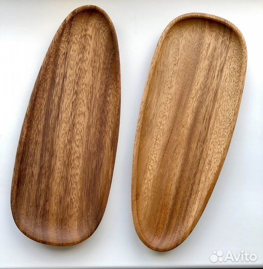 К Новому Году Сервировочные блюда из акации