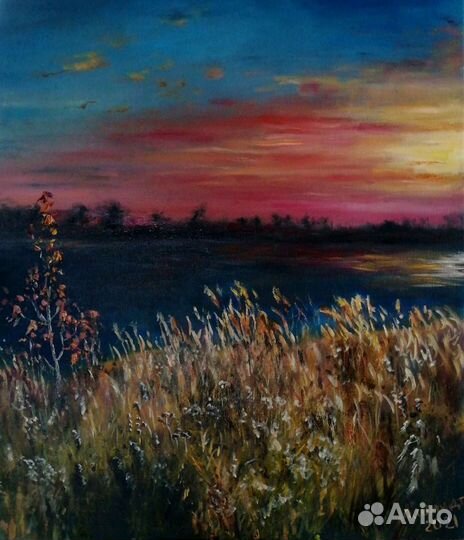 Зимние пейзажи маслом на холсте