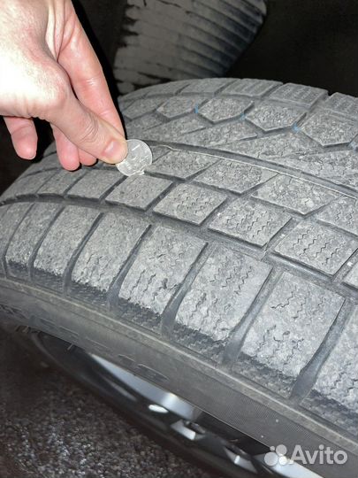 Диски р18 и зимние шины 255/55 на Ауди Ку7