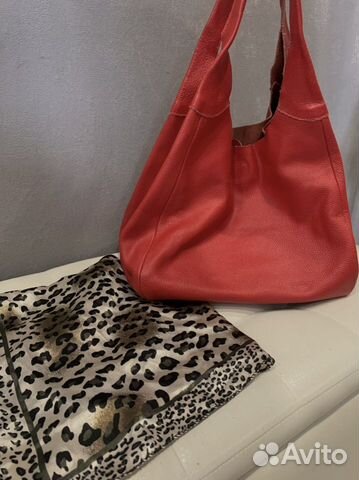 Сумка мешок натуральная кожа