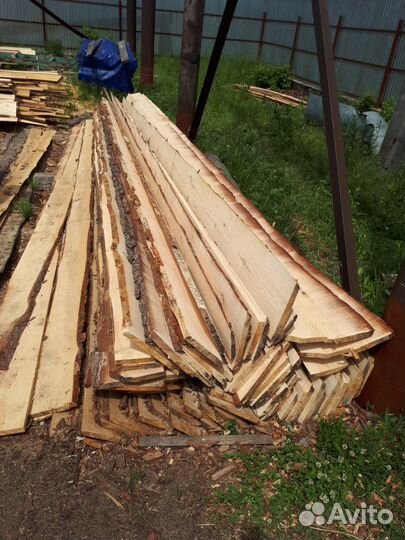 Доска необрезная, толщ. 25 мм, длина 6,0 м, сосна