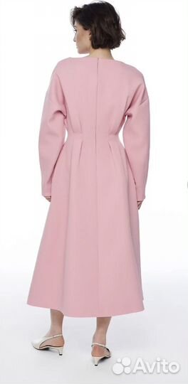 Розовое платье 1811 размер S