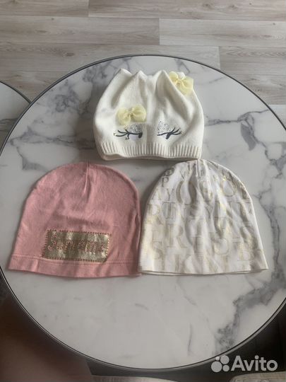 Детские шапочки для девочек