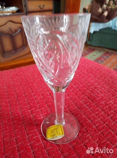 Хрустальные рюмки винтаж новые