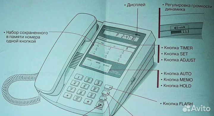 Телефон стационарный LG GS-472H
