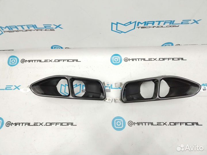 Насадки BMW G11 760 style чёрные