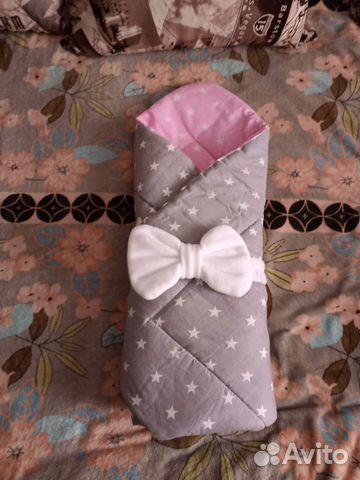 Конверт на выписку для девочки осень зима