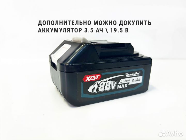 Болгарка Makita аккумуляторная ушм тушка без кейса