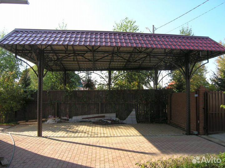 Арочный навес для автомобиля