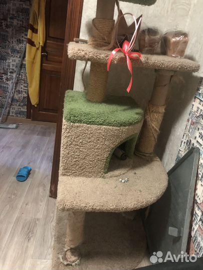 Когтеточка домик для кошки