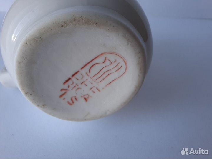 Сливочник «ресторан Венец» СССР Рижский фарфоровый