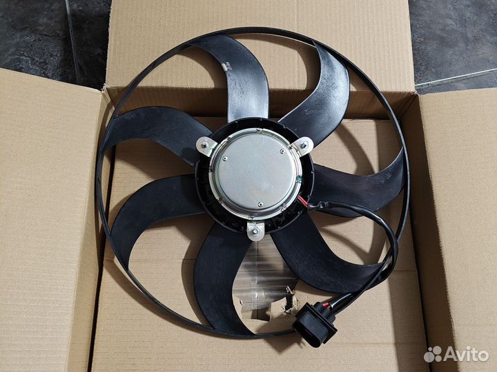 Вентилятор охлаждения volkswagen polo