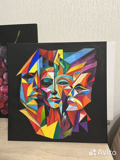 Картина акрилом на холсте