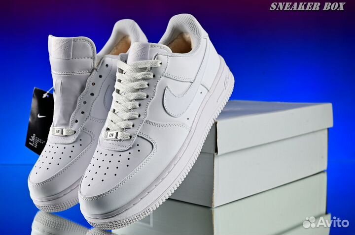 Nike Air Force 1 Low '07 White Зимний образ