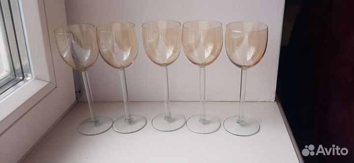 Фужеры,бокалы,рюмки советские калининское стекло