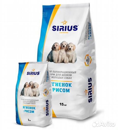 Сириус корма для животных Sirius