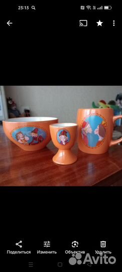 Два комплекта детской посуды бесплатно