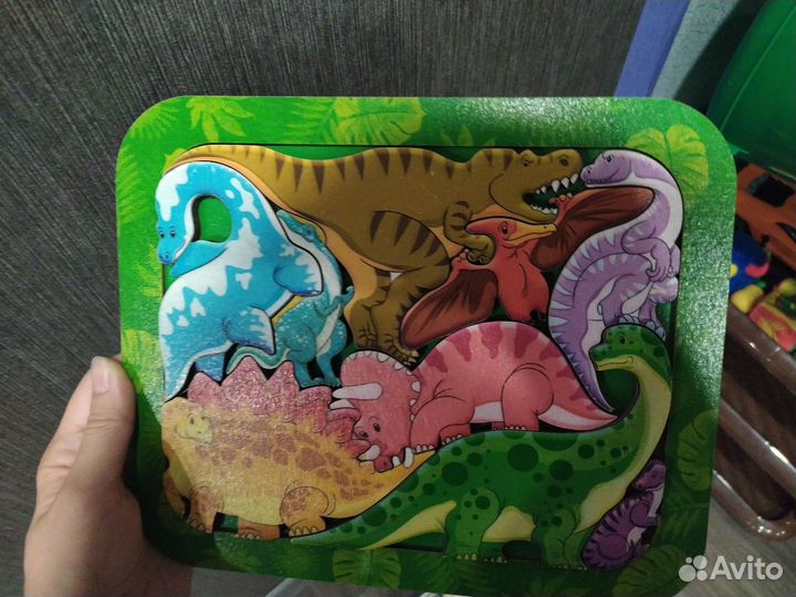 Детский деревянный пазл